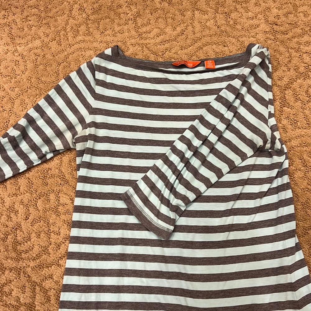 Tommy Bahama boatneck  3/4 sleeve cotton mini dress